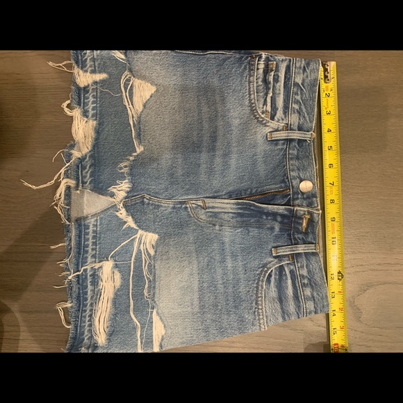 Frame Le Mini Skirt Front Split Release Hem - Picture 12 of 15